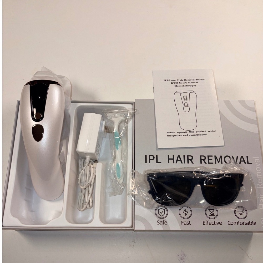 IPL Hair Removal Device for Women Men Whole Body Corded 999900 Flashes‎ NEW